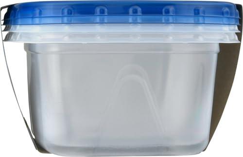 Ziploc® Brand, Food Storage Containers with Lids, Smart Snap Technology, Large Rectangle, 2 ct