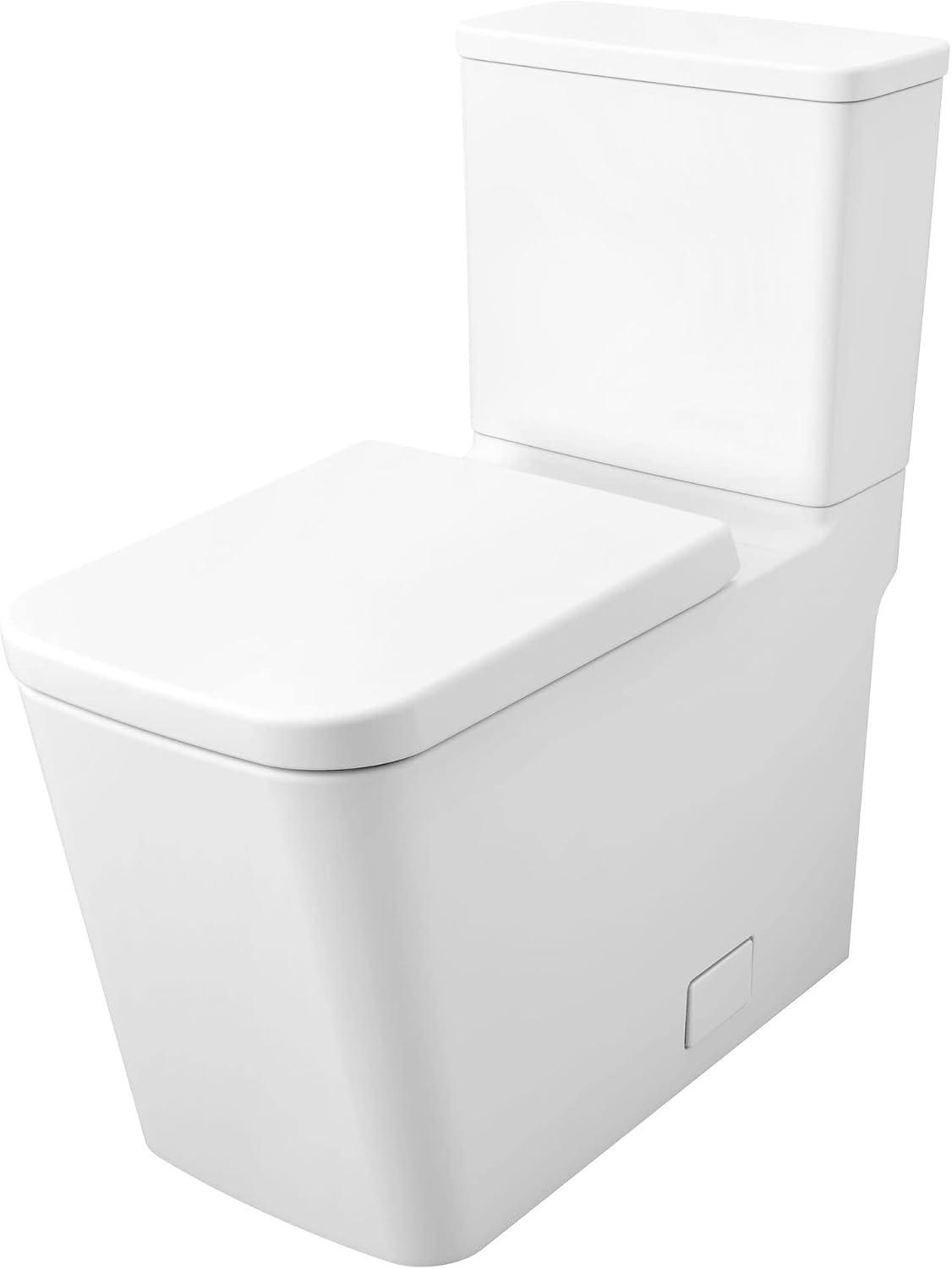 Eurocube® 1.28 GPF (Water Efficient) Elongated Two-Piece Toilet (Seat Included)