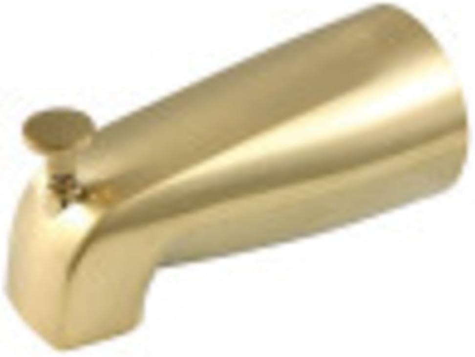 Kingston Brass K189A7SB 5-1/4 Inch Zinc Tub Spout with Diverter, Brushed Brass