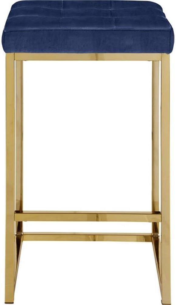GOODSILO Upholstered Counter Stool with Metal Frame