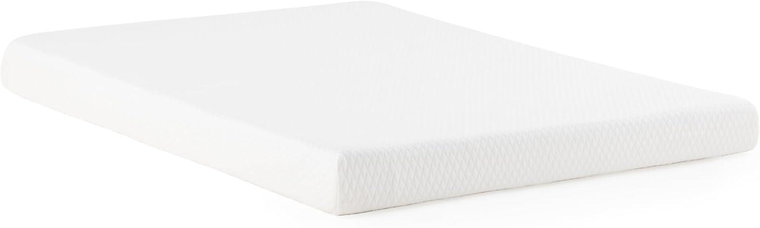 Linenspa 5 Inch Gel Infused Memory Foam Mattress - Twin Size - Firm - Low Profile Bed - Mattress in a Box - Youth or Kids Bed - Guest Bedroom - Pressure Relieving and Breathable - CertiPur Certified