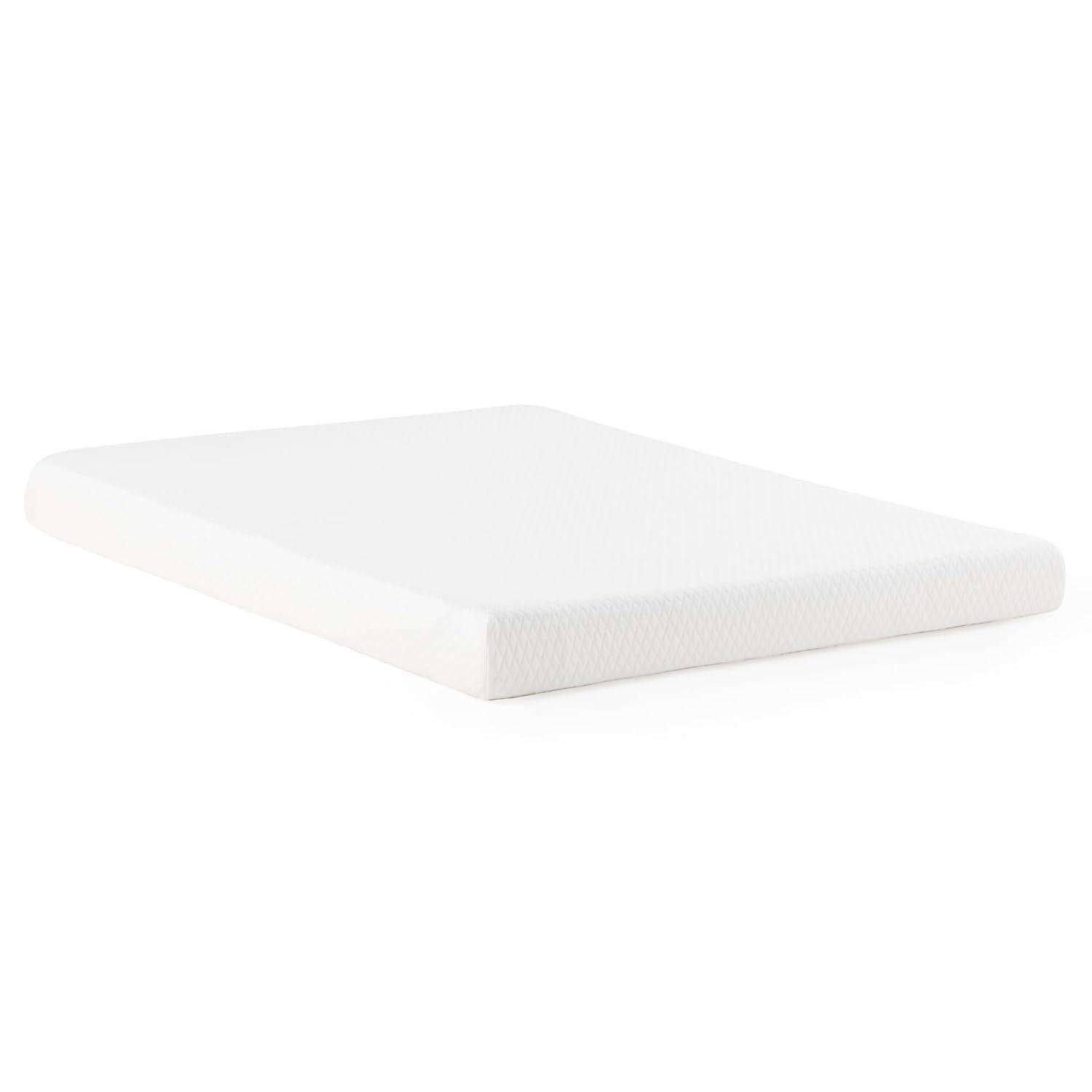 Linenspa 5 Inch Gel Memory Foam Mattress Twin - Firm - Low Profile Bed 5 Inch Twin Mattress