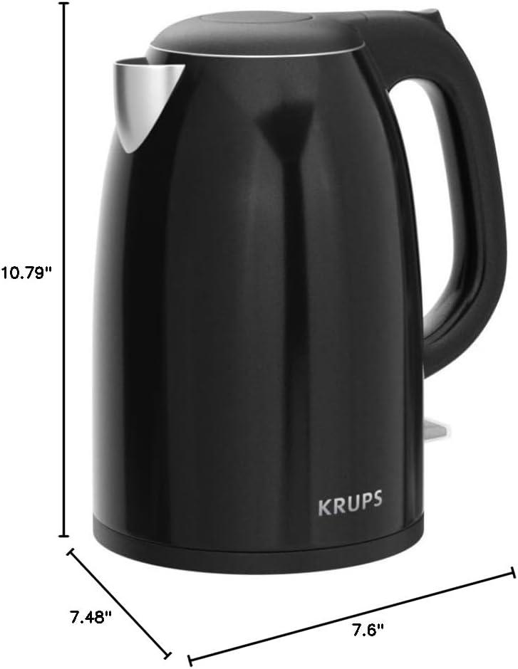 Krups 1.5 qt. Stainless Steel Electric Tea Kettle