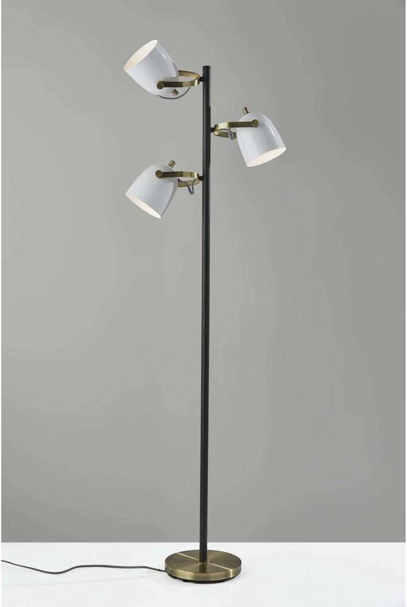 Kenneth Metal 3-Light Floor Lamp (65")