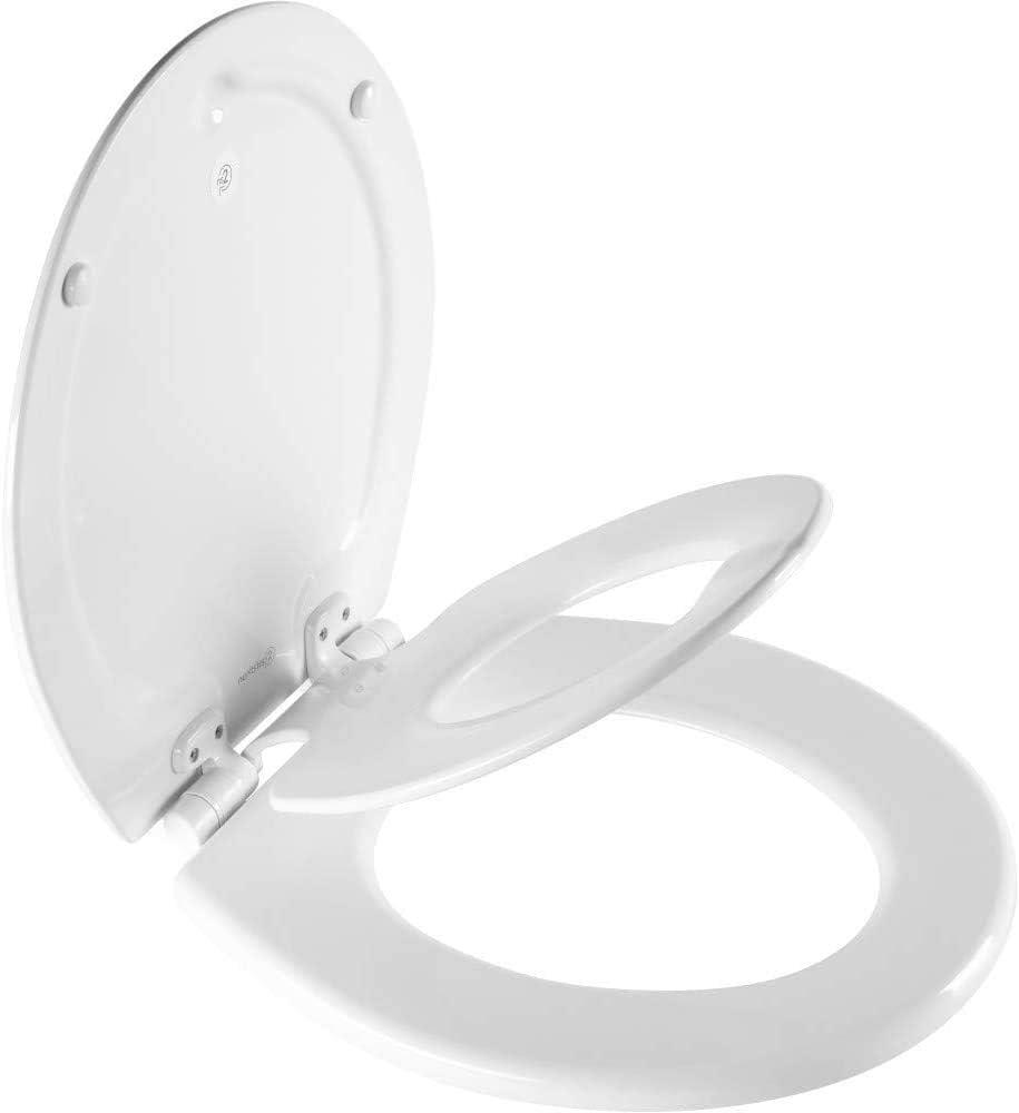 NextStep2 Round Slow Close Toilet Seat with Built-In Potty Training Seat