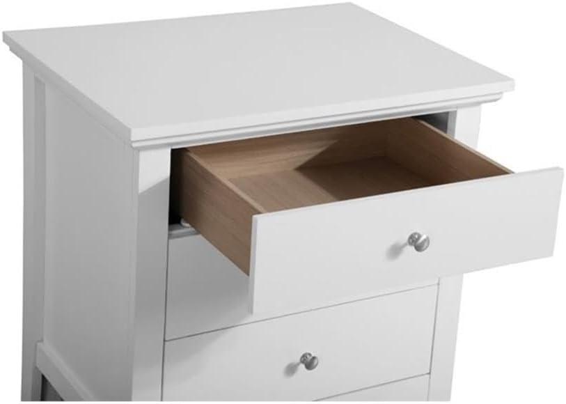 Hammond 3 - Drawer Nightstand Bed Side Table Wood Nightstand Small Bedside Table And Dresser