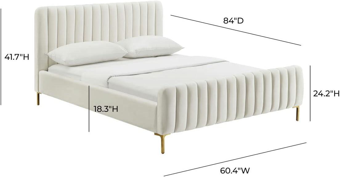 TOV Furniture Angela Cream Bed in Full