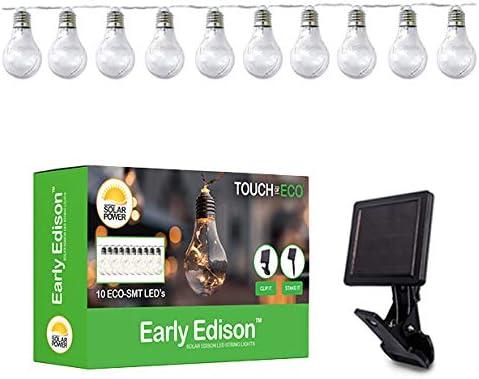 Williston Forge Shemar Outdoor 10 - Bulb 20'' Solar Powered LED Globe String Light