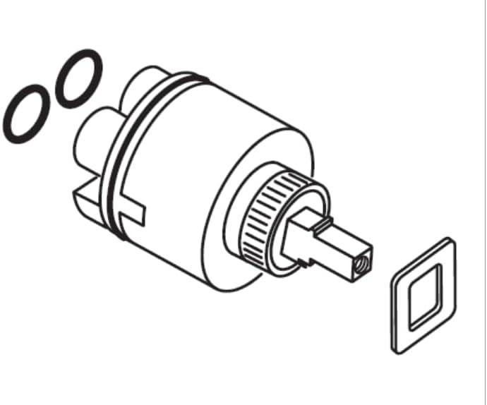 American Standard 35mm Interchange Cartridge in Blue and Red