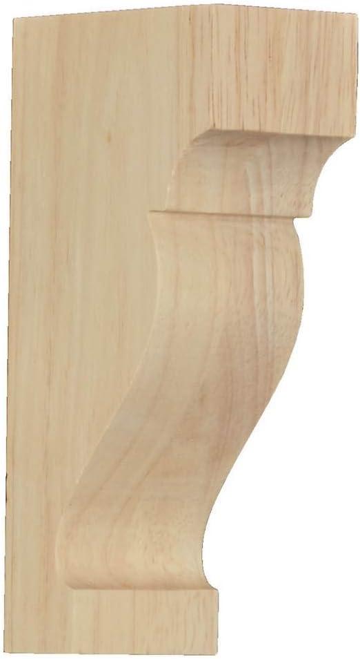 Mini Dearborn Red Oak Wood Corbel 1.75"W x 3"D x 6"H