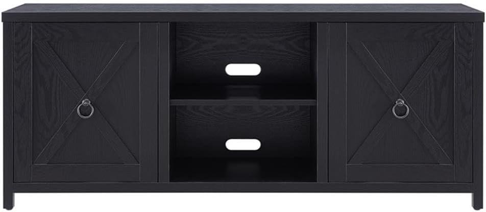 Evelyn&Zoe Granger Rectangular TV Stand for TV's up to 65", Black