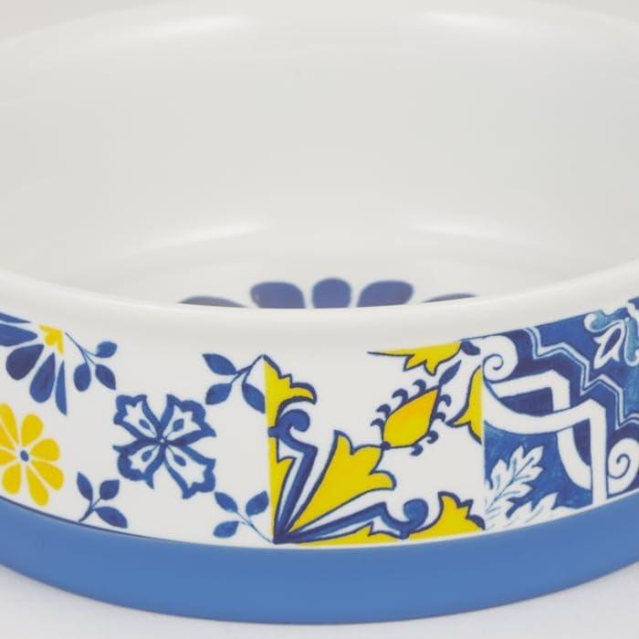 Pet Bowl - Portuguese Azulejos - Small 4.25Dx2H SET/2