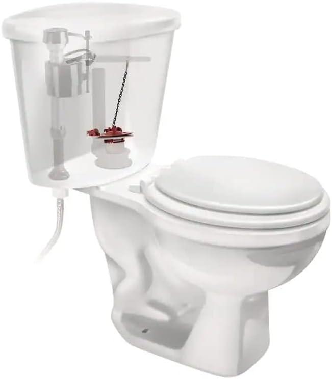 Red 3-Inch Universal Chemical Resistant Toilet Flapper