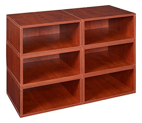 Niche Square Cubo Storage Set - 6 Half Size Cube, Truffle
