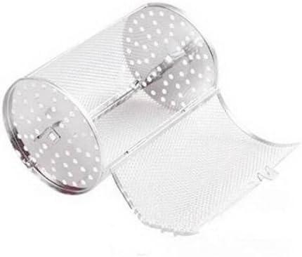 Stainless Steel Rotisserie Grill Roaster Drum Oven Basket Oven Roast Baking Rotary for Peanut Dried Nut Coffee Beans BBQ