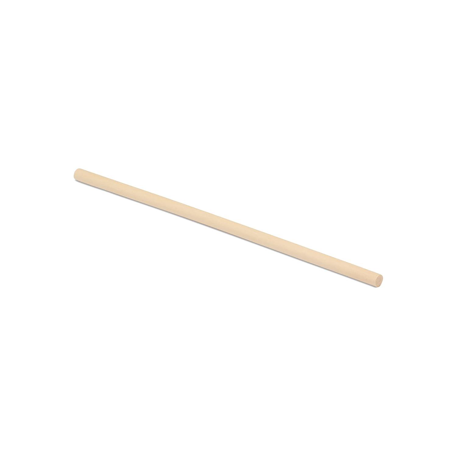 Wooden Dowel Rod, 3/16 Inch x 6 Inch Wood Dowels, Pack of 100 Wooden Dowels for Crafts, Unfinished Hardwood Wooden Dowels Rods, Strong Wood Rod Dowels for Crafting and DIYers