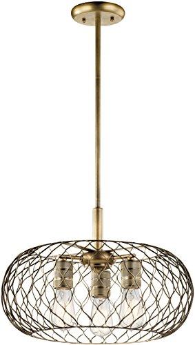 Kichler Lighting Devin 3 - Light Pendant in  Natural Brass