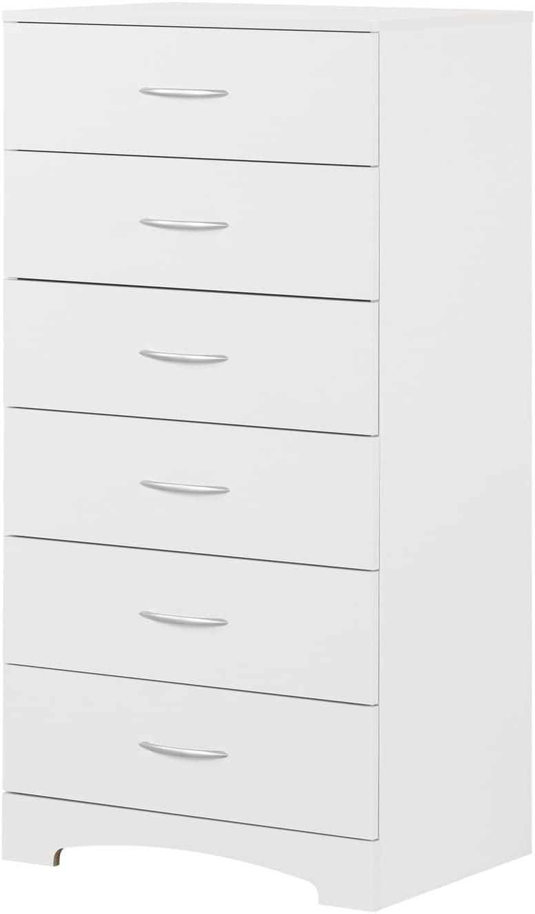 South Shore Step One, Contemporary Chest,  White