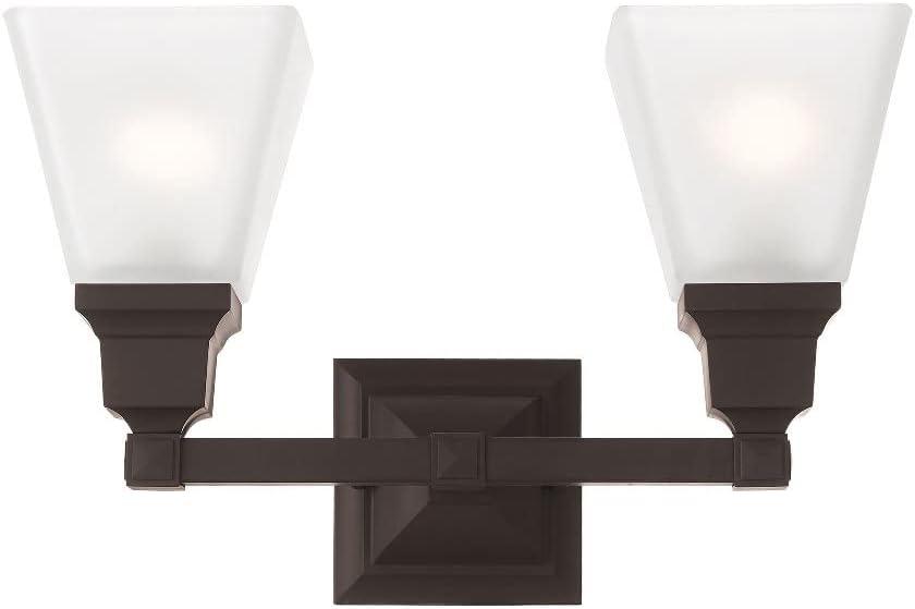 Livex Lighting Mission 2 - Light Vanity in  Polished Brass