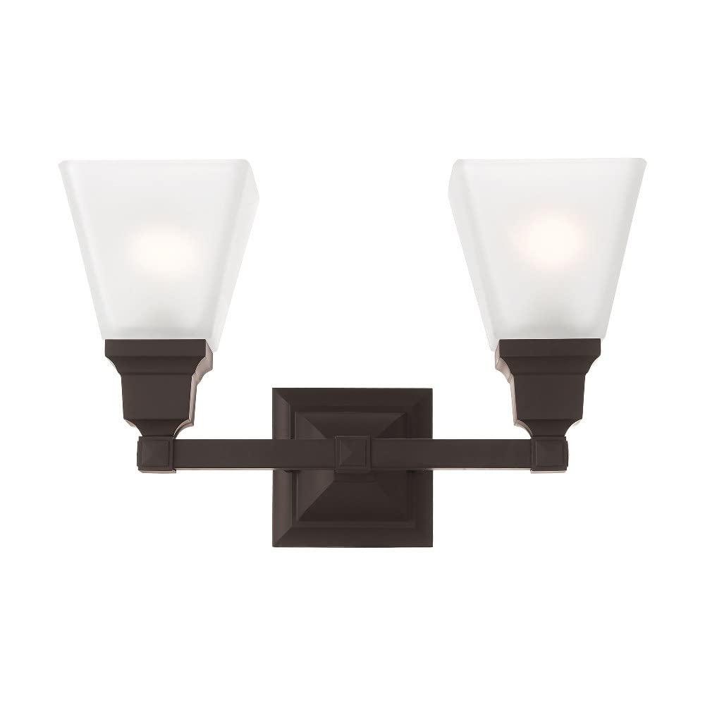 Livex Lighting Mission 2 - Light Vanity in  Polished Nickel