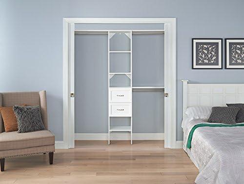Closetmaid Ss16-Cos2dr Suitesymphony 6 To 9 Foot Wide Closet System Kit - White