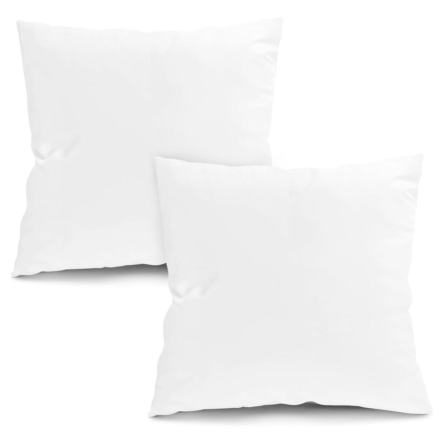 Nestl Throw Pillow Inserts, 24"x24", White
