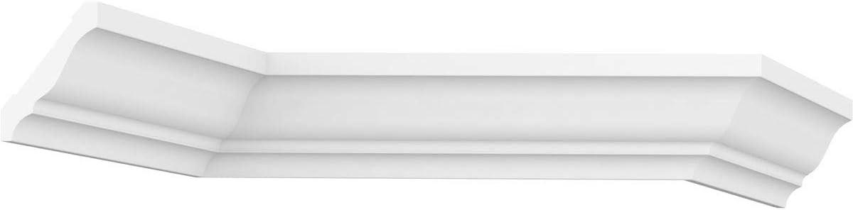 3'' H x 96'' W x 2.125'' D Plastic Crown