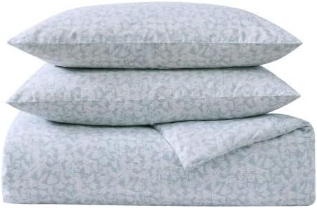 Koya Bay Blue Cotton Queen Duvet Cover Set with Shams