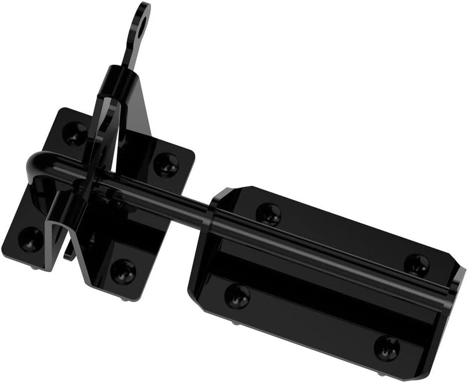 Heavy Duty Black Steel Gate Latch, 7.57 inches