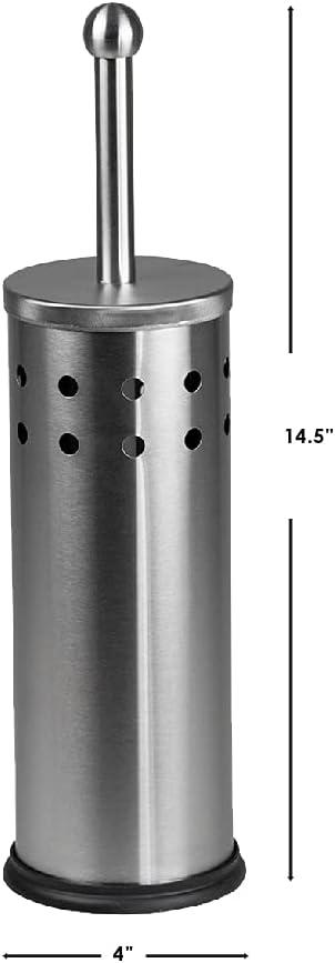 Blue Donuts Blue Donuts Metal Toilet Brush And Holder