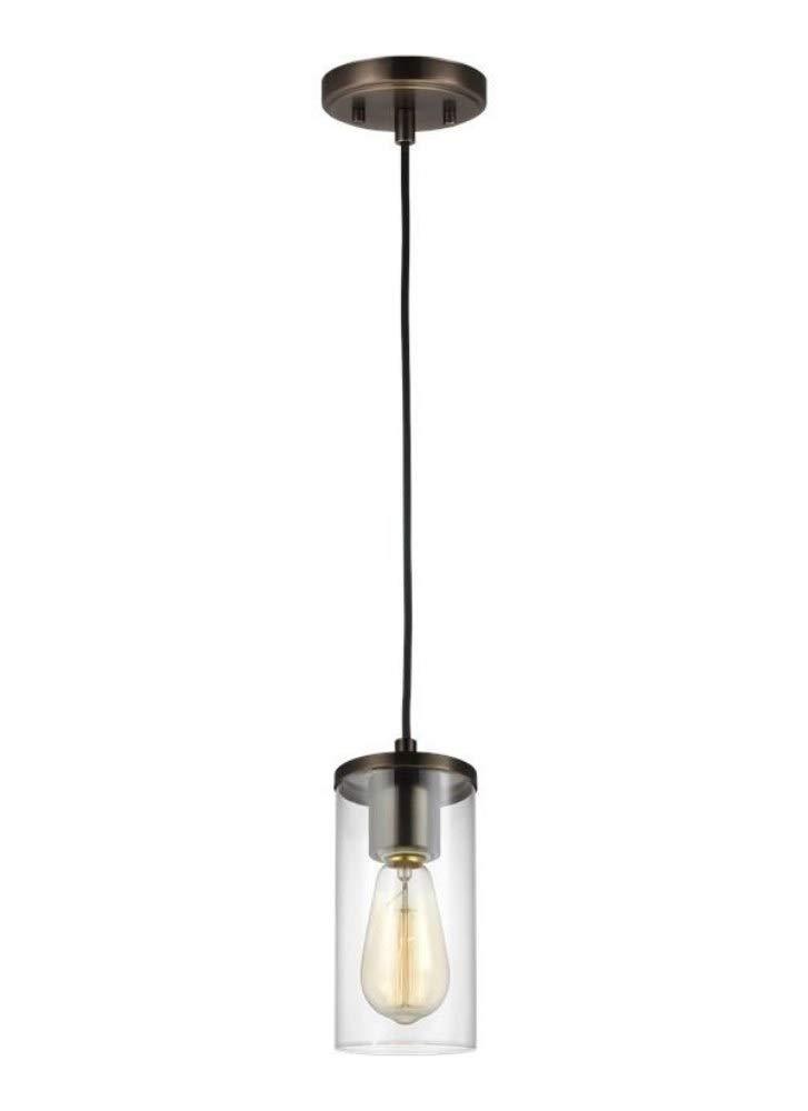 Zire Mini 4" Brushed Nickel Pendant with Clear Glass Shade