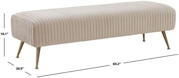 Willa Arlo™ Interiors Thornbury Velvet Upholstered Bench