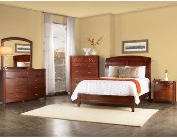 Modus Brighton 2 Drawer Nightstand in Cinnamon