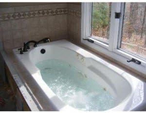 Brantford Double Handle Deck Mounted Roman Tub Faucet Trim with Handshower