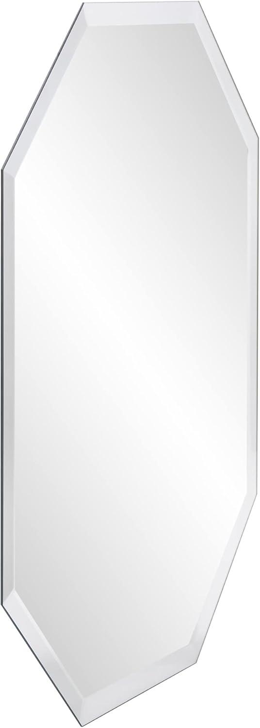 Howard Elliott Frameless Beveled Wall Mirror