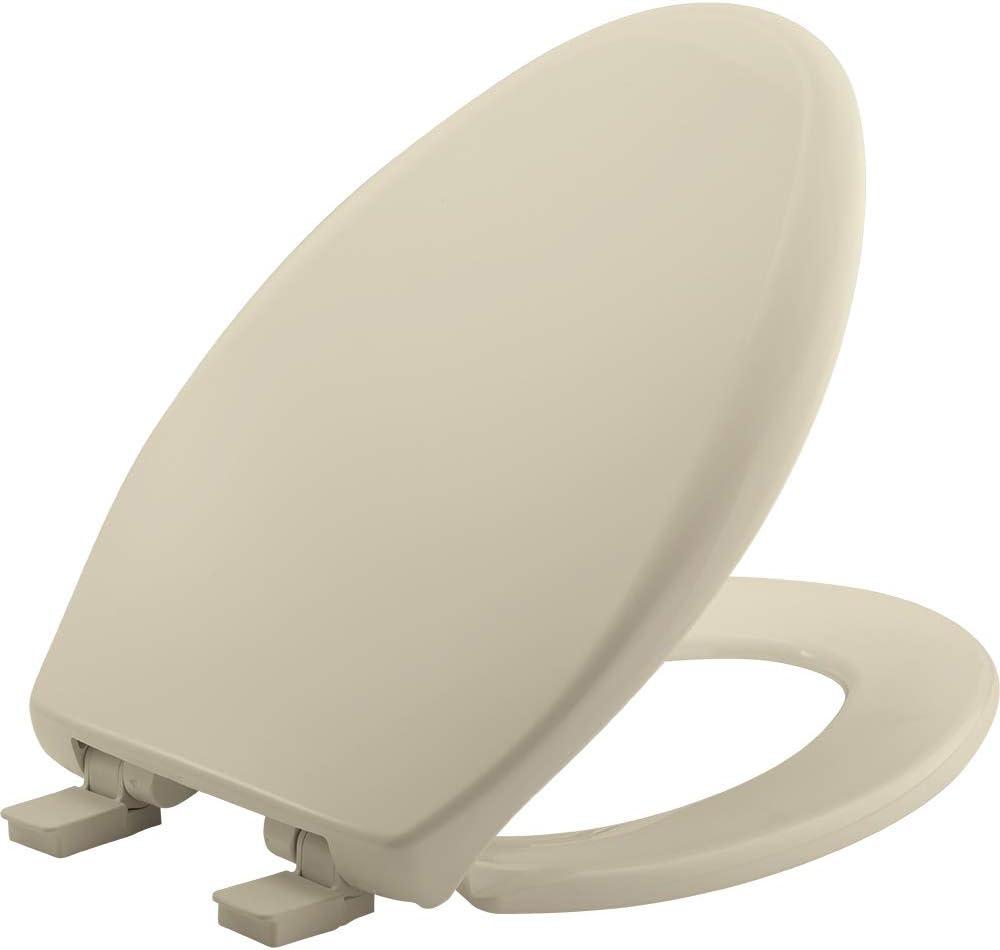 Mayfair by Bemis Affinity Soft Close Plastic Toilet Seat with Easy Cleaning and Never Loosens