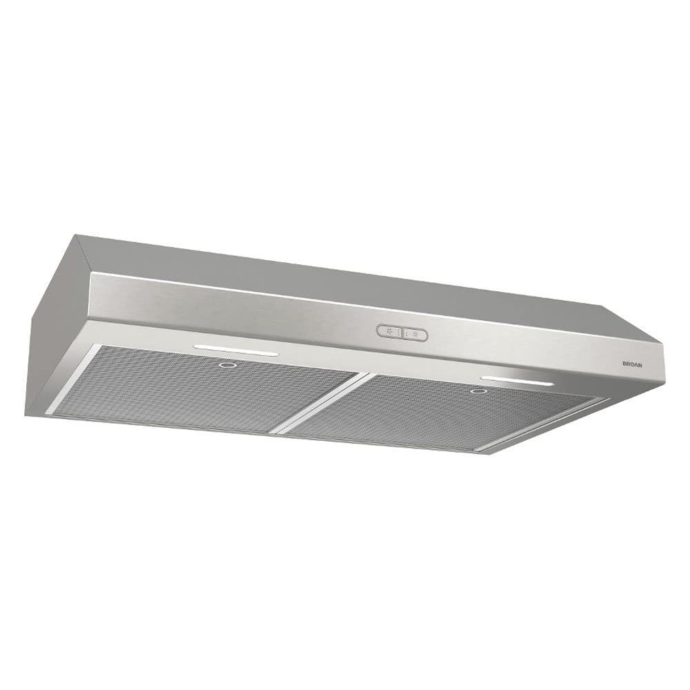 Broan NuTone Broan NuTone 36" Steel 375 CFM Convertible Under Cabinet Range Hood with Mesh Filter BCDF136SS