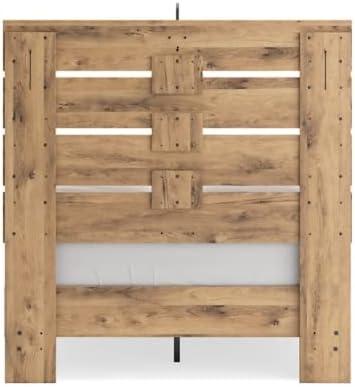 Signature Design by Ashley Casual Larstin Full Panel Headboard  Tan Brown