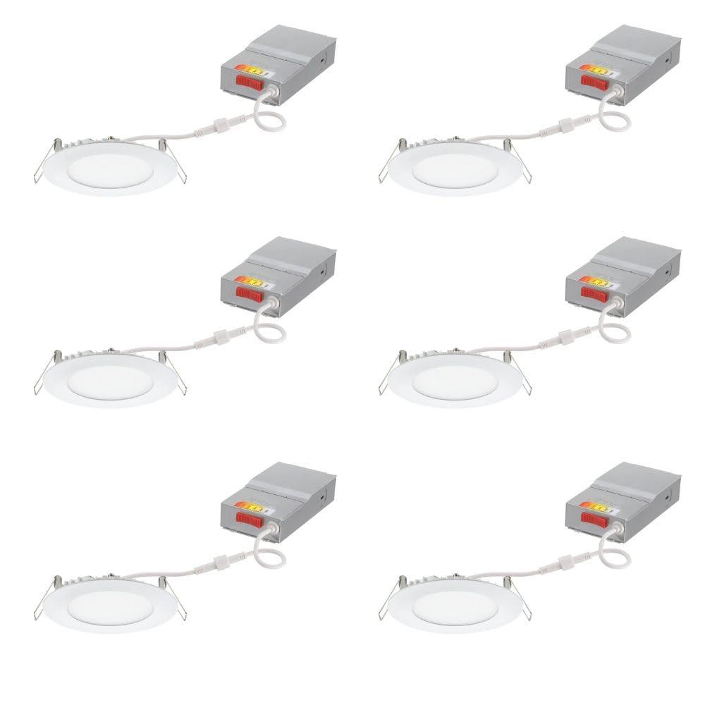 Juno WF4 SWW5 90CRI CP6 MW M2 4'' Tunable Color Temperature Dimmable LED Retrofit Recessed Lighting Kit