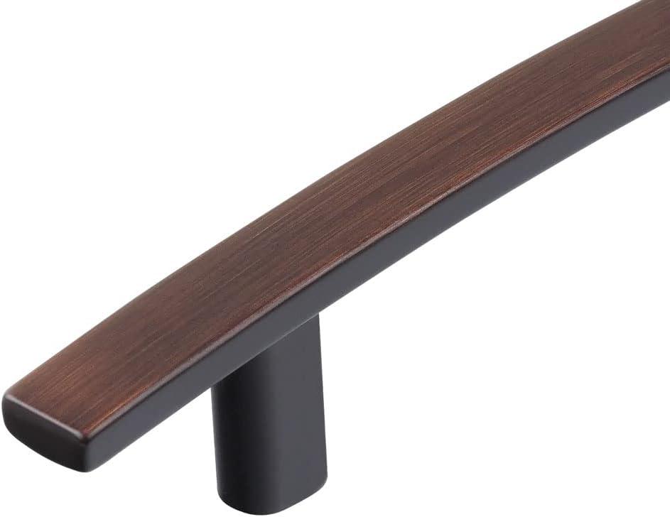 10 Pack Kitchen Cabinet Handles 5-1/16 Inch(96mm) Hole Centers, Oil Rubbed Bronze Handles for Kitchen Cabinet Hardware, Cabinet Pulls for Bathroom Dresser Drawer Handles