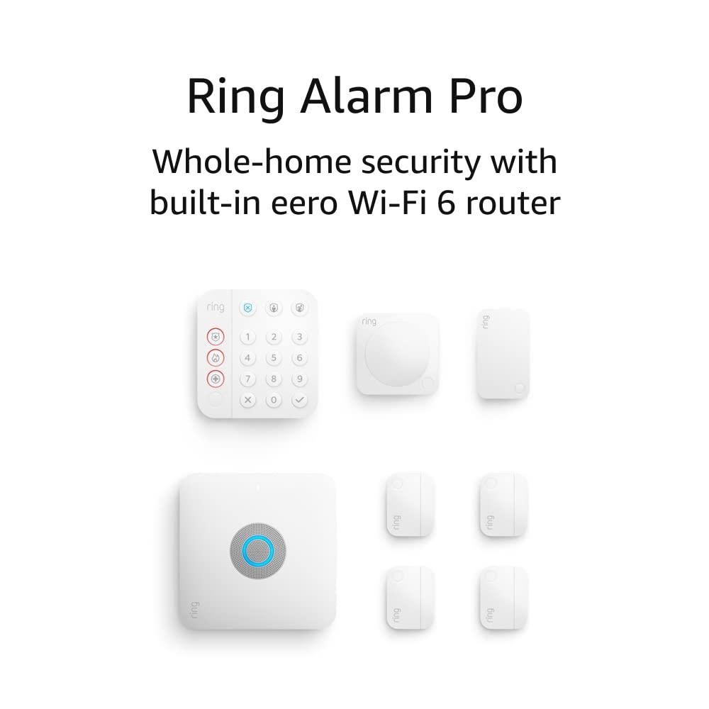 Ring Alarm Pro 8-Piece Security Kit with Wi-Fi 6 Router