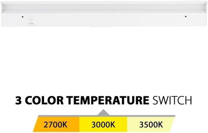 Inlight Inlight 3000K Dimmable Under Cabinet LED Lights, selectable 12/18/24/30 inches, Hardwired Only IN-0201-13-WH