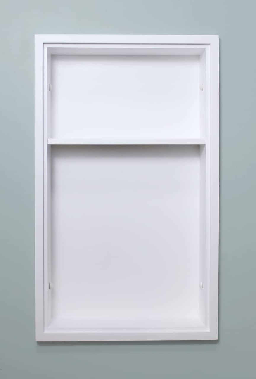 Fox Hollow Furnishings Fox Hollow Furnishings Recessed Wall Shelf with Adjustable Shelves