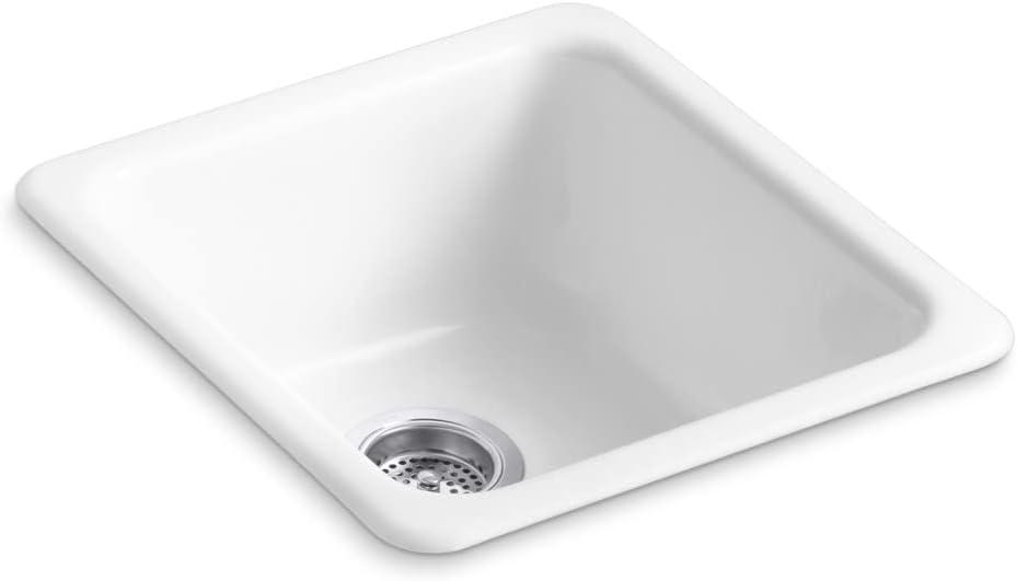 IronTones® 17" L x 18-3/4" W x 8-1/4" Top-Mount/Under-Mount Single-Bowl Kitchen Sink