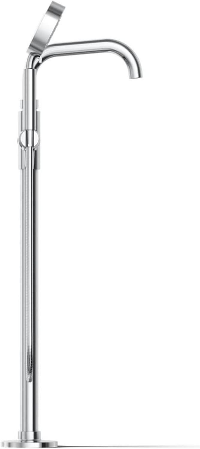 Castia by Studio McGee Floor-Mount Bath Filler Trim with Handshower