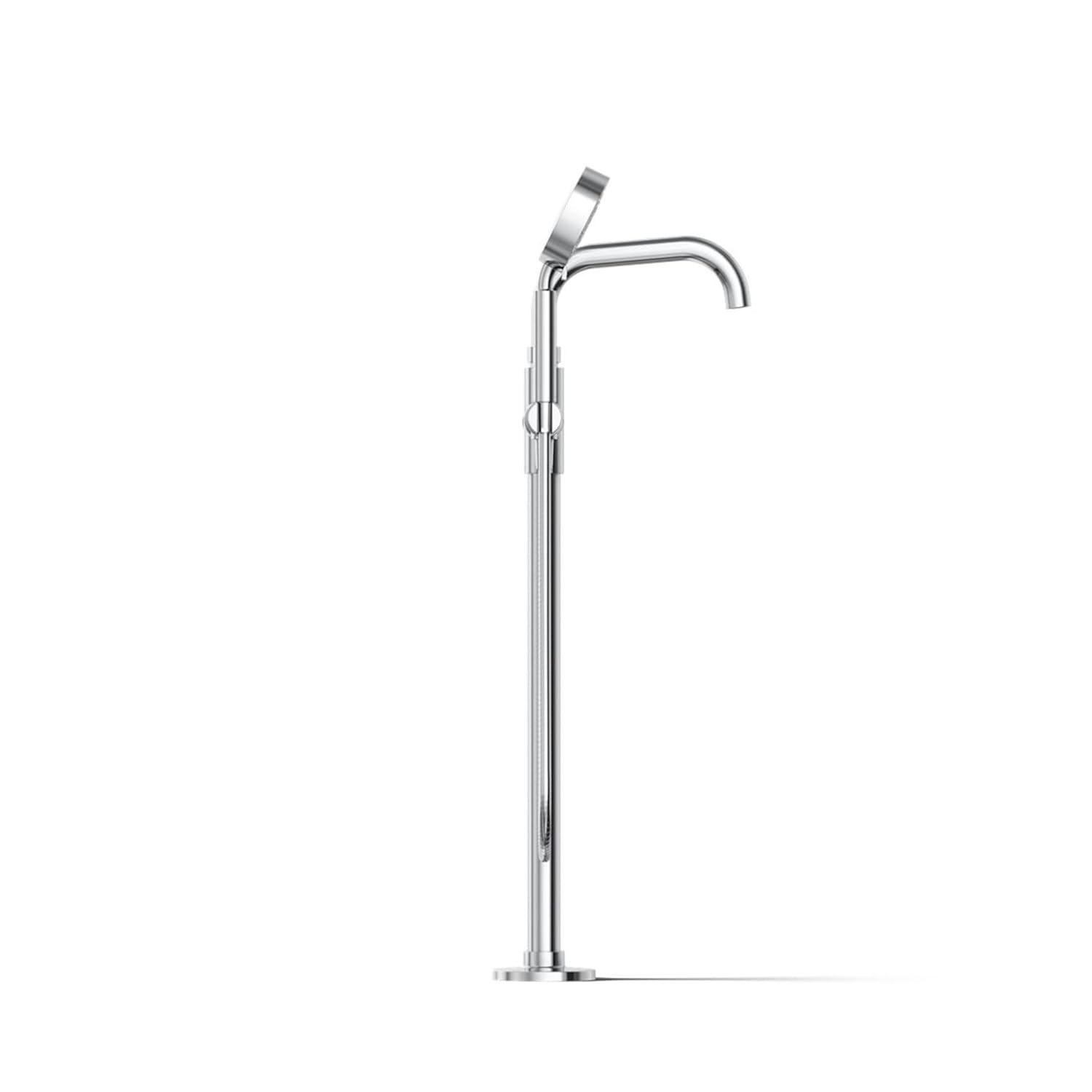 Castia by Studio McGee Floor-Mount Bath Filler Trim with Handshower