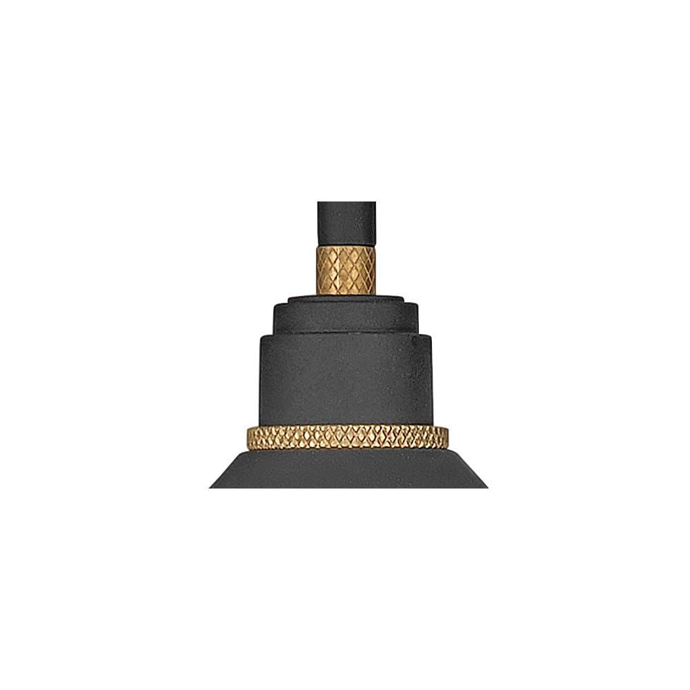 1 Light Small Outdoor Gooseneck Barn Light Traditional And Industrial Style 9.5 Inch Wide By 9.25 Inch High-Textured Black Finish Hinkley Lighting