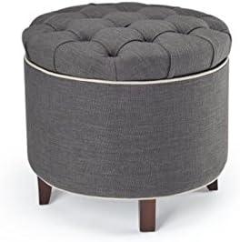 Amelia Tufted Storage Ottoman  - Safavieh