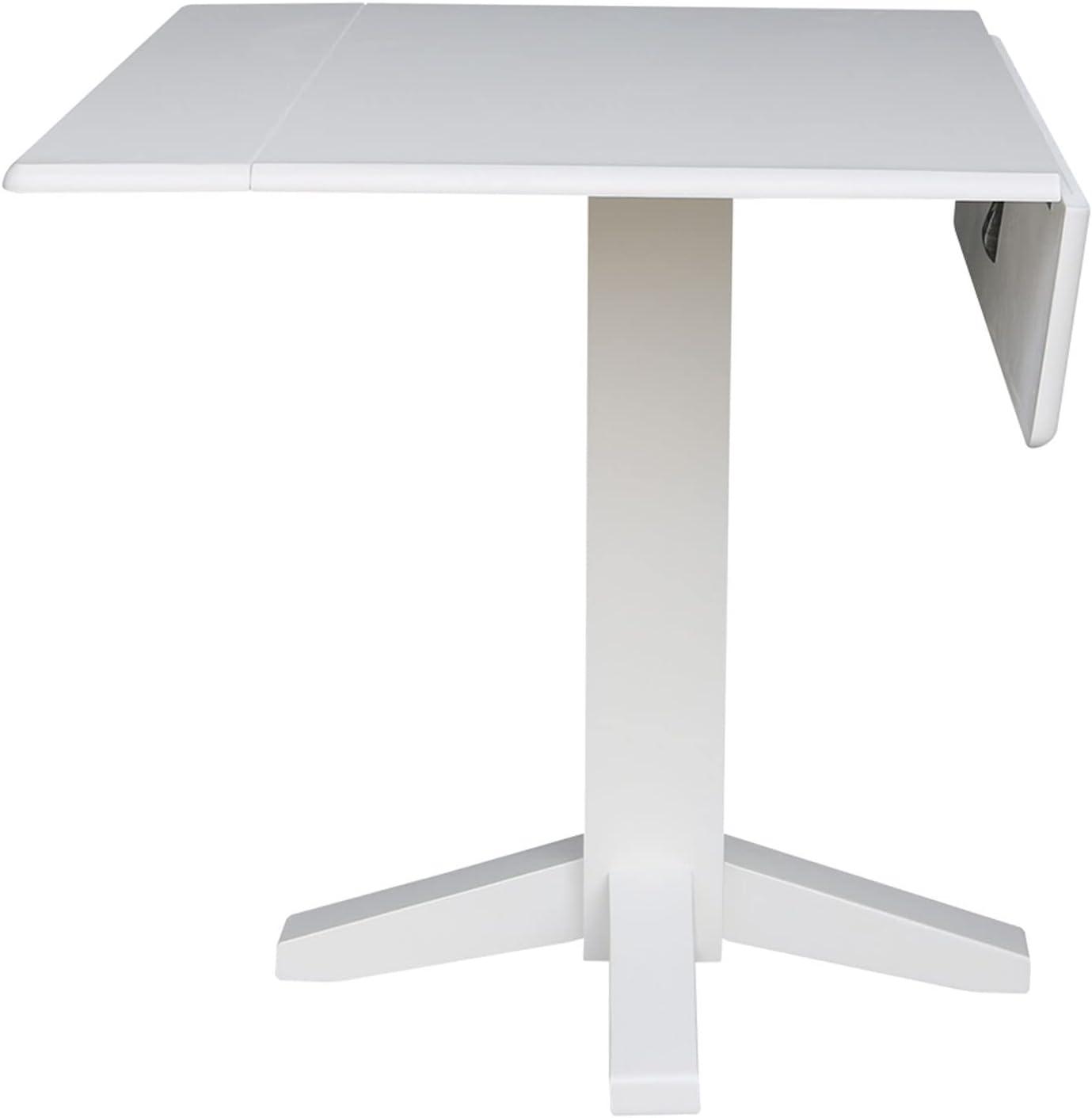 36" Sanders Square Dual Drop Leaf Dining Table - International Concepts