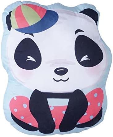 Sapphire Home 6 Piece Panda Bedding Set, Kids Comforter Set with Bed Sheets, Pillow Case, Toy Pillow, Toddler Bedroom Kit, Panda Twin Bed Sets for Girls and Boys, Twin Size